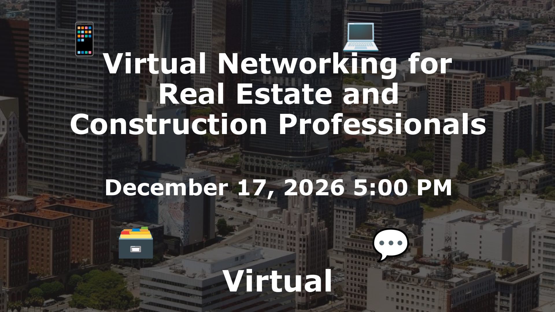 Virtual Networking for Real Estate and Construction Professionals event image